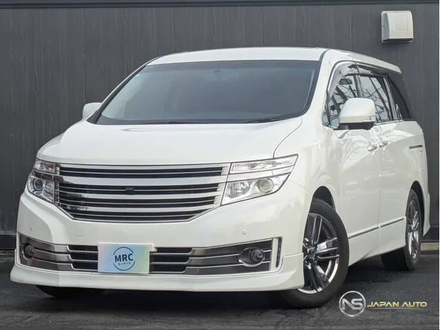2011 Nissan Elgrand Rider Black Leather Seat Power Seat