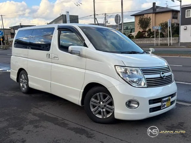 2008 Nissan Elgrand 350HIGHWAY Star Black Leather Edition
